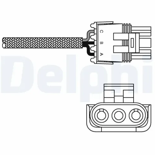 Lambdasonde DELPHI ES10991-12B1 Bild Lambdasonde DELPHI ES10991-12B1