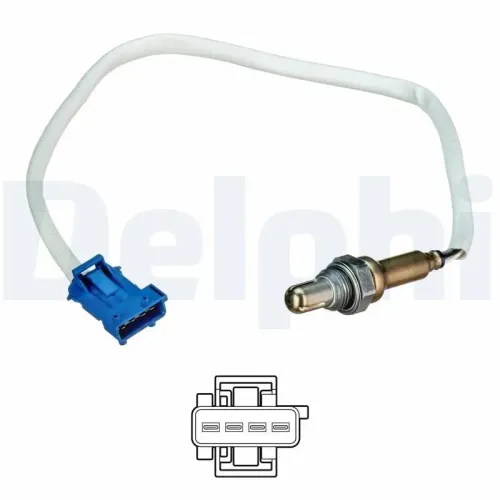 Lambdasonde nach Katalysator DELPHI ES21244-12B1 Bild Lambdasonde nach Katalysator DELPHI ES21244-12B1