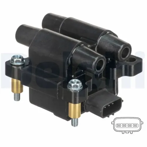 Zündspule 12 V DELPHI GN10405-12B1 Bild Zündspule 12 V DELPHI GN10405-12B1