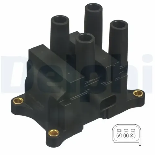 Zündspule 12 V DELPHI GN10449-12B1 Bild Zündspule 12 V DELPHI GN10449-12B1