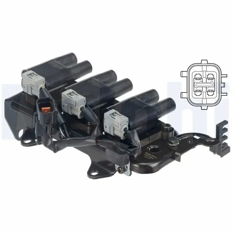 Zündspule 12 V DELPHI GN10462-12B1 Bild Zündspule 12 V DELPHI GN10462-12B1