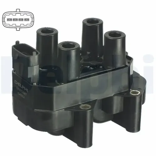 Zündspule 12 V DELPHI GN10487-12B1 Bild Zündspule 12 V DELPHI GN10487-12B1
