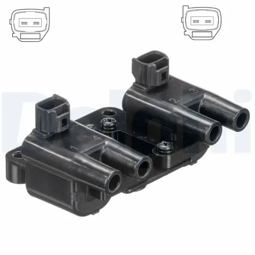 Zündspule 12 V DELPHI GN10581-12B1 Bild Zündspule 12 V DELPHI GN10581-12B1