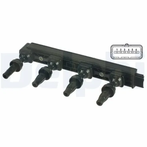 Zündspule 12 V DELPHI GN10654-12B1 Bild Zündspule 12 V DELPHI GN10654-12B1