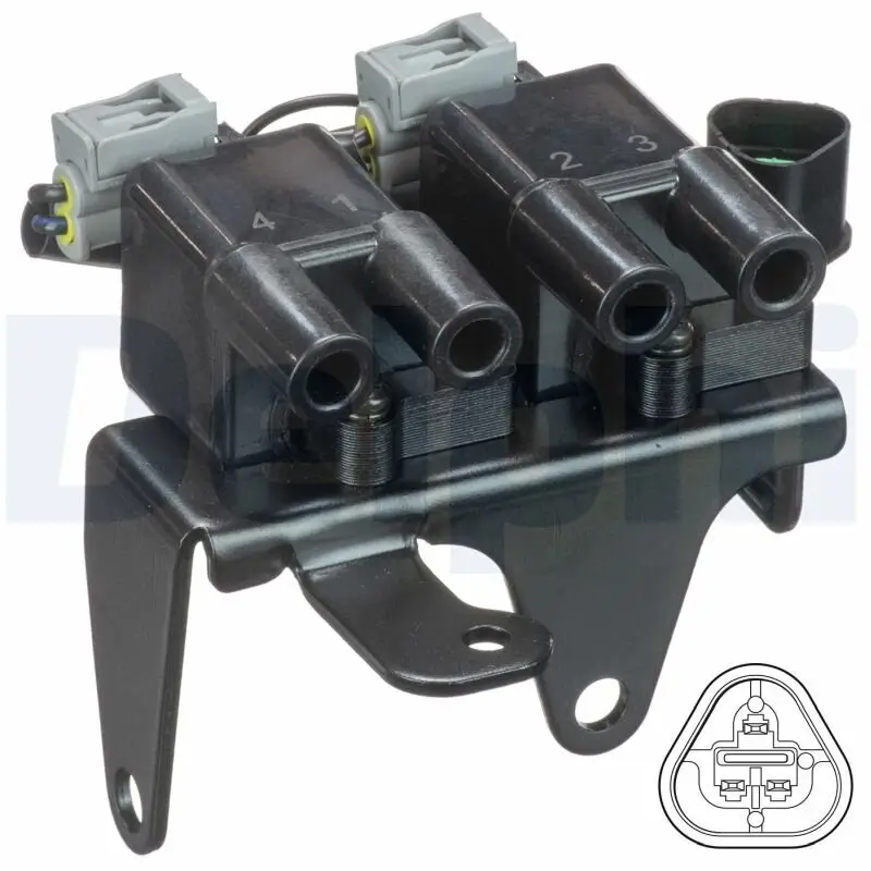 Zündspule 12 V DELPHI GN10829-12B1