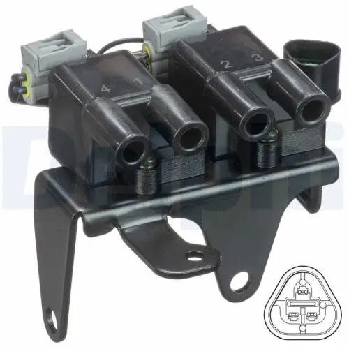 Zündspule 12 V DELPHI GN10829-12B1 Bild Zündspule 12 V DELPHI GN10829-12B1