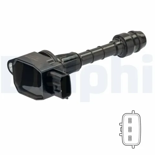 Zündspule 12 V DELPHI GN10831-12B1 Bild Zündspule 12 V DELPHI GN10831-12B1