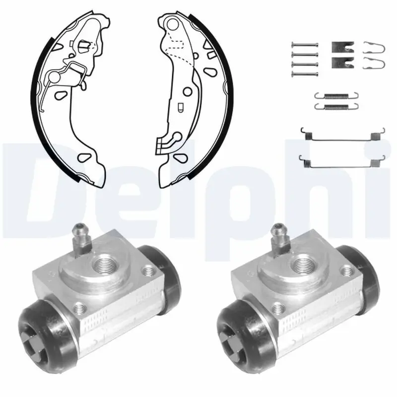 Bremsbackensatz Hinterachse DELPHI KP1095