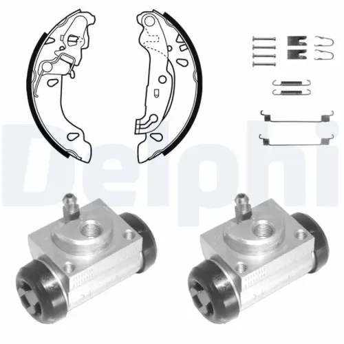 Bremsbackensatz Hinterachse DELPHI KP1095 Bild Bremsbackensatz Hinterachse DELPHI KP1095