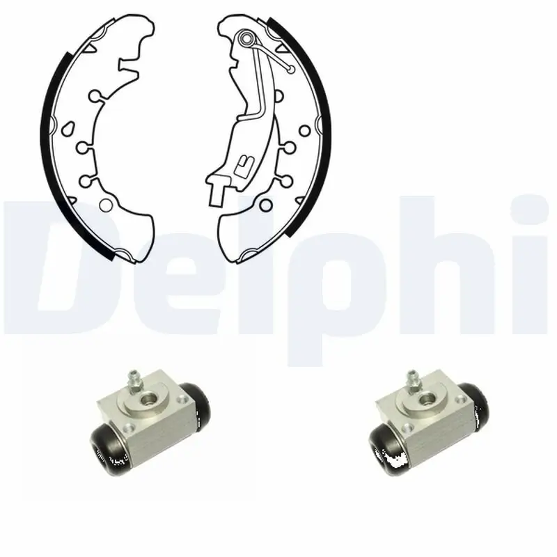 Bremsbackensatz Hinterachse DELPHI KP1099