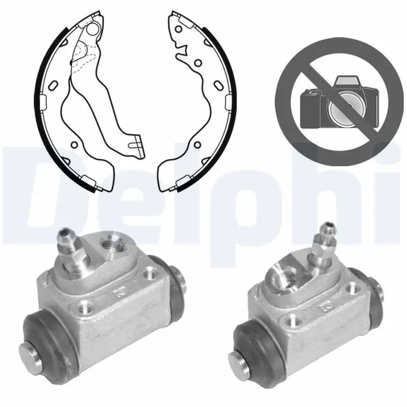 Bremsbackensatz Hinterachse DELPHI KP1106