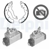 Bremsbackensatz Hinterachse DELPHI KP1106