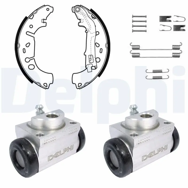 Bremsbackensatz Hinterachse DELPHI KP1136