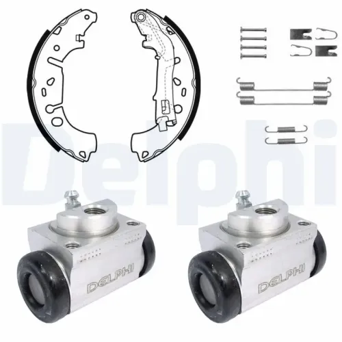 Bremsbackensatz Hinterachse DELPHI KP1136 Bild Bremsbackensatz Hinterachse DELPHI KP1136