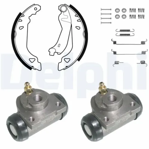 Bremsbackensatz Hinterachse DELPHI KP881 Bild Bremsbackensatz Hinterachse DELPHI KP881