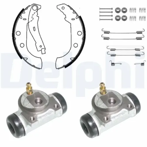 Bremsbackensatz Hinterachse DELPHI KP934 Bild Bremsbackensatz Hinterachse DELPHI KP934