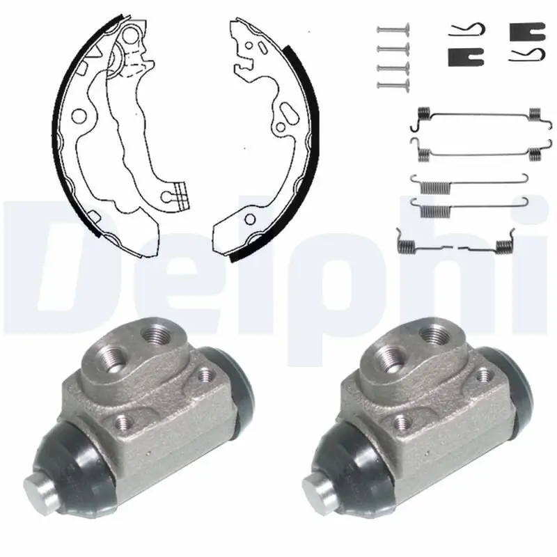 Bremsbackensatz Hinterachse DELPHI KP936