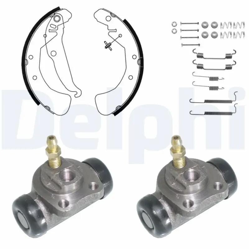 Bremsbackensatz Hinterachse DELPHI KP942