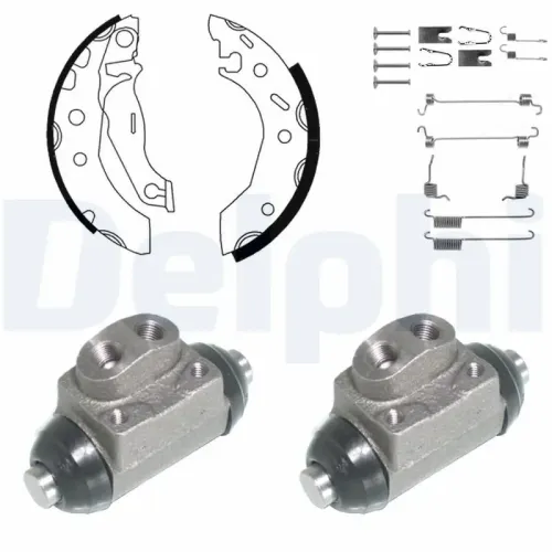 Bremsbackensatz Hinterachse DELPHI KP948 Bild Bremsbackensatz Hinterachse DELPHI KP948