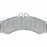 Bremsbelagsatz, Scheibenbremse DELPHI LP1046