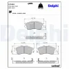 Bremsbelagsatz, Scheibenbremse DELPHI LP1063
