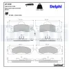 Bremsbelagsatz, Scheibenbremse Vorderachse DELPHI LP1299 Bild Bremsbelagsatz, Scheibenbremse Vorderachse DELPHI LP1299