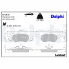 Bremsbelagsatz, Scheibenbremse Vorderachse DELPHI LP1315 Bild Bremsbelagsatz, Scheibenbremse Vorderachse DELPHI LP1315