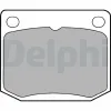 Bremsbelagsatz, Scheibenbremse DELPHI LP131 Bild Bremsbelagsatz, Scheibenbremse DELPHI LP131