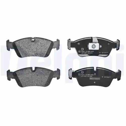 Bremsbelagsatz, Scheibenbremse DELPHI LP1421 Bild Bremsbelagsatz, Scheibenbremse DELPHI LP1421