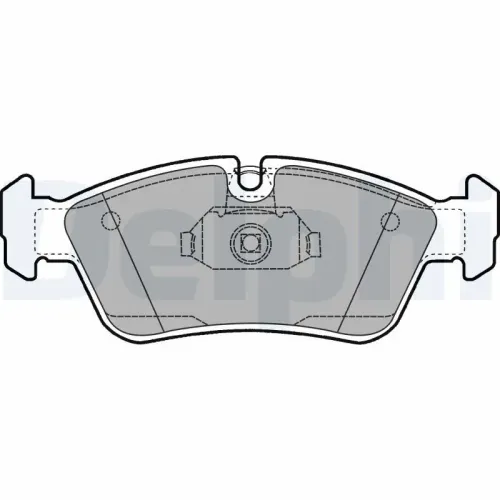 Bremsbelagsatz, Scheibenbremse DELPHI LP1421 Bild Bremsbelagsatz, Scheibenbremse DELPHI LP1421