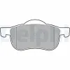 Bremsbelagsatz, Scheibenbremse DELPHI LP1458 Bild Bremsbelagsatz, Scheibenbremse DELPHI LP1458