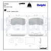 Bremsbelagsatz, Scheibenbremse Vorderachse DELPHI LP1551 Bild Bremsbelagsatz, Scheibenbremse Vorderachse DELPHI LP1551
