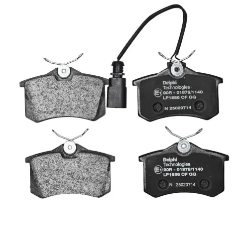 Bremsbelagsatz, Scheibenbremse DELPHI LP1556 Bild Bremsbelagsatz, Scheibenbremse DELPHI LP1556