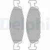 Bremsbelagsatz, Scheibenbremse Vorderachse DELPHI LP1557 Bild Bremsbelagsatz, Scheibenbremse Vorderachse DELPHI LP1557