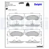 Bremsbelagsatz, Scheibenbremse DELPHI LP1615 Bild Bremsbelagsatz, Scheibenbremse DELPHI LP1615