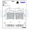 Bremsbelagsatz, Scheibenbremse DELPHI LP1618 Bild Bremsbelagsatz, Scheibenbremse DELPHI LP1618
