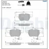 Bremsbelagsatz, Scheibenbremse DELPHI LP1672