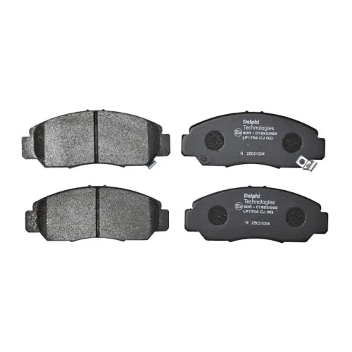 Bremsbelagsatz, Scheibenbremse Vorderachse DELPHI LP1704 Bild Bremsbelagsatz, Scheibenbremse Vorderachse DELPHI LP1704