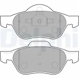 Bremsbelagsatz, Scheibenbremse DELPHI LP1714