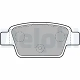 Bremsbelagsatz, Scheibenbremse DELPHI LP1719