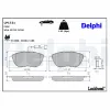 Bremsbelagsatz, Scheibenbremse DELPHI LP1721 Bild Bremsbelagsatz, Scheibenbremse DELPHI LP1721