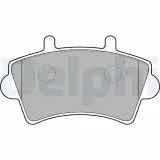 Bremsbelagsatz, Scheibenbremse DELPHI LP1746