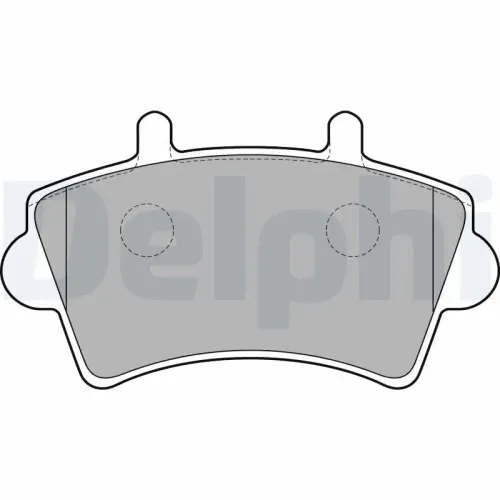 Bremsbelagsatz, Scheibenbremse DELPHI LP1746 Bild Bremsbelagsatz, Scheibenbremse DELPHI LP1746