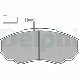 Bremsbelagsatz, Scheibenbremse DELPHI LP1750