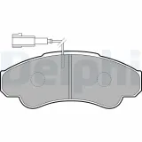 Bremsbelagsatz, Scheibenbremse DELPHI LP1751