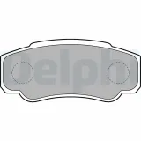 Bremsbelagsatz, Scheibenbremse DELPHI LP1790