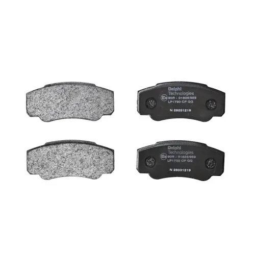 Bremsbelagsatz, Scheibenbremse DELPHI LP1790 Bild Bremsbelagsatz, Scheibenbremse DELPHI LP1790
