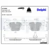 Bremsbelagsatz, Scheibenbremse DELPHI LP1803 Bild Bremsbelagsatz, Scheibenbremse DELPHI LP1803