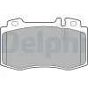 Bremsbelagsatz, Scheibenbremse Vorderachse DELPHI LP1828 Bild Bremsbelagsatz, Scheibenbremse Vorderachse DELPHI LP1828