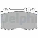 Bremsbelagsatz, Scheibenbremse Vorderachse DELPHI LP1828